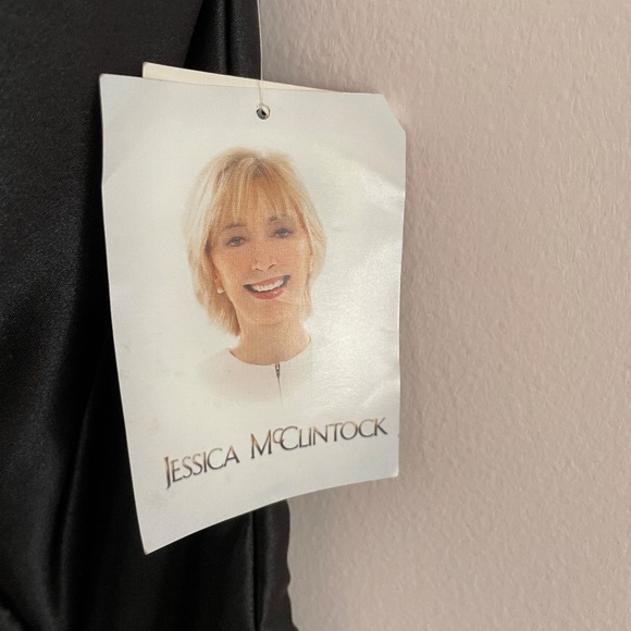 Vintage Jessica McClintock Gunne Sax Dress NWT Size 9 Rhinestones - Picture 4 of 7